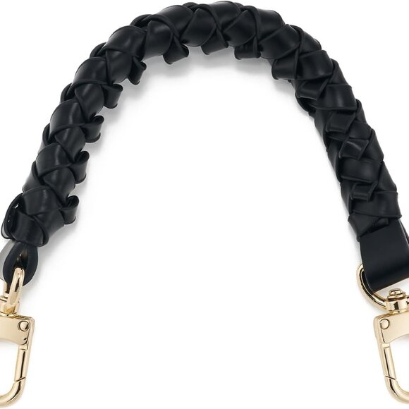 Leather Braided Handle for Bucket Bag Purse Replacement Short Top Strap - Picture 1 of 5